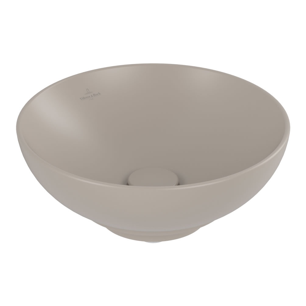 Cutout image of Villeroy & Boch Loop & Friends 380mm Almond Countertop Basin